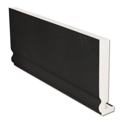 175mm Black Ash uPVC Ogee Replacement Fascia 16mm - 5m