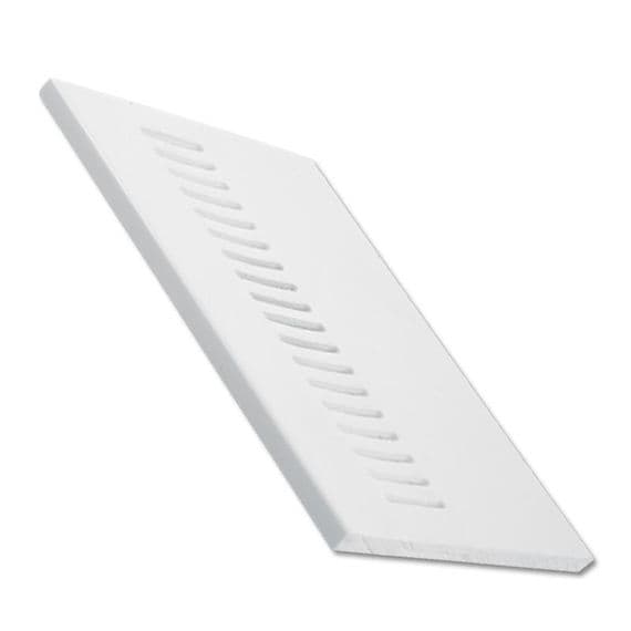 175mm White UPVC Vented 9mm Soffit Board - 5m