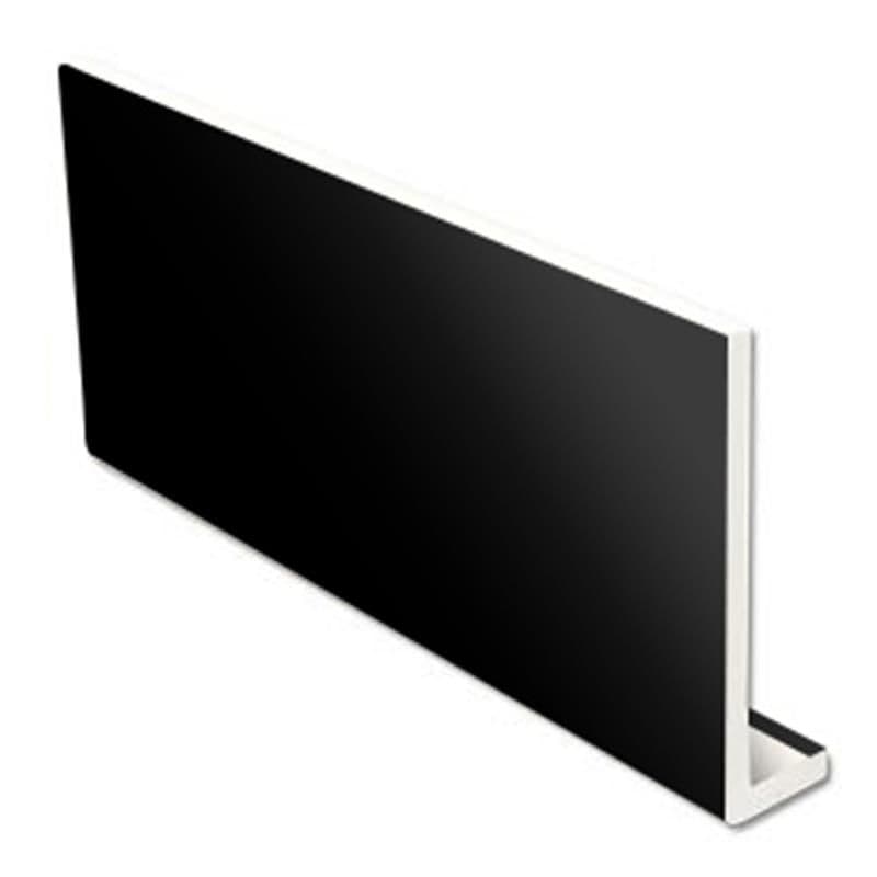 200mm Black Smooth Fascia Capping Board 9mm - 5m