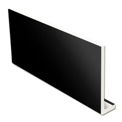 200mm Black Smooth Fascia Capping Board 9mm - 5m