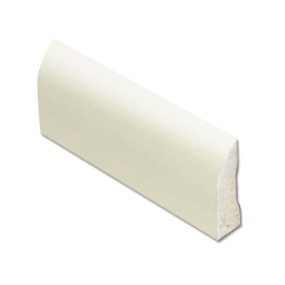20mm Cream uPVC Edge Fillet Trim - 5m