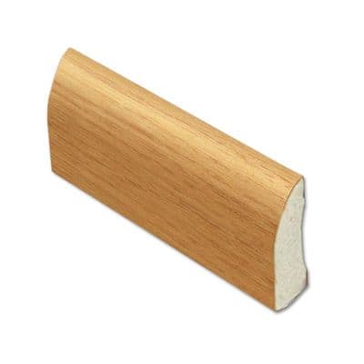 20mm Irish Oak uPVC Edge Fillet Trim - 5m