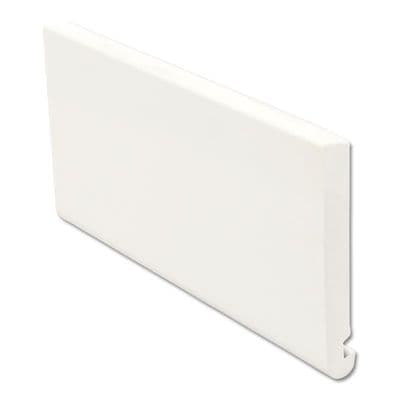 225mm White uPVC Bullnose Fascia - 5m