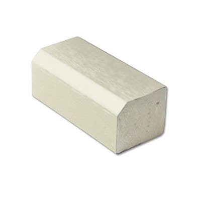 22mm x 20mm Cream uPVC Rectangle Trim - 5m
