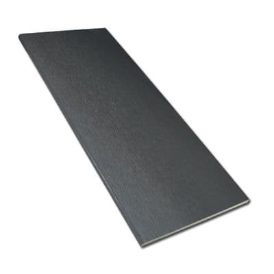 250mm Anthracite Dark Grey 9mm UPVC Soffit Board - 5m