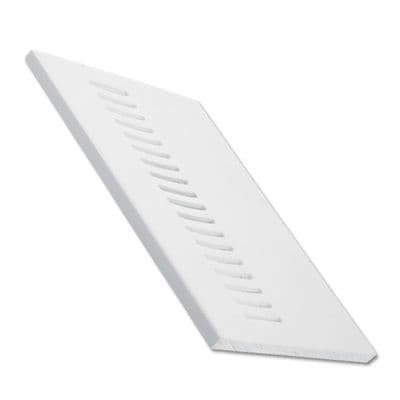 250mm White UPVC Vented 9mm Soffit Board - 5m
