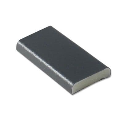 25mm Dark Grey uPVC D Section - 5m