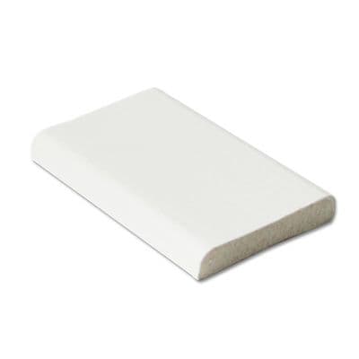 25mm Foiled White uPVC D Section Trim - 5m