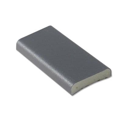 25mm Slate Grey uPVC D Section - 5m RAL 7015