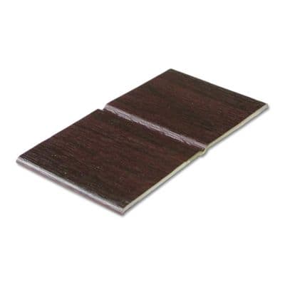 25mm x 25mm Rosewood uPVC Flexible Angle Trim - 5m