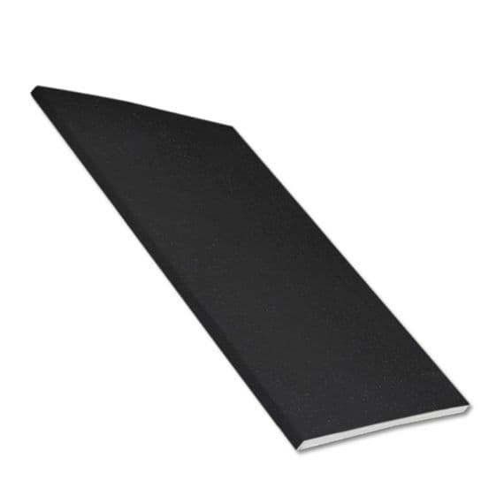 300mm Black Ash 9mm UPVC Soffit Board - 5m