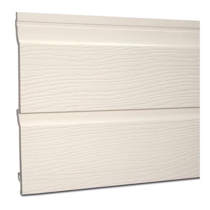 300mm Embossed Cream Double Shiplap Cladding - 5m