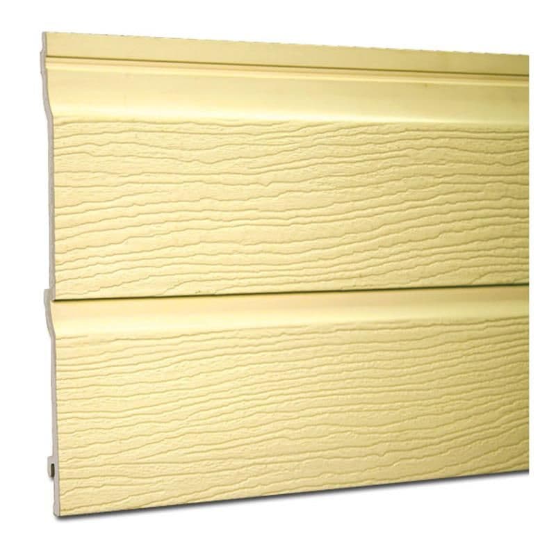 Double Embossed Cladding 300mm Embossed Sand Double Shiplap Cladding - 5m