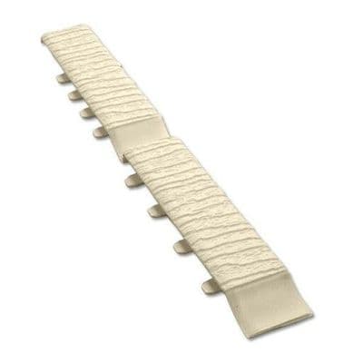 300mm Embossed Shiplap Cladding Joint Cover (Cream)