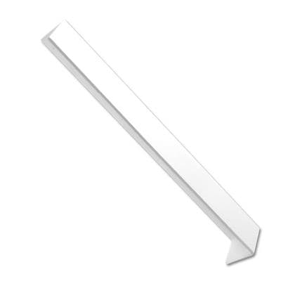 300mm Square White External Fascia Corner Trim