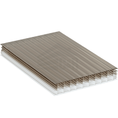 35mm Bronze & Opal Tint Multi Wall Sheet