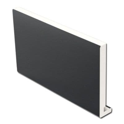 400mm Dark Grey uPVC Replacement Smooth Fascia Boards - 5m RAL 7016