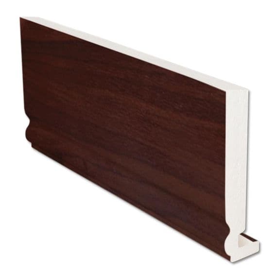 400mm Rosewood uPVC Ogee Replacement Fascia - 5m
