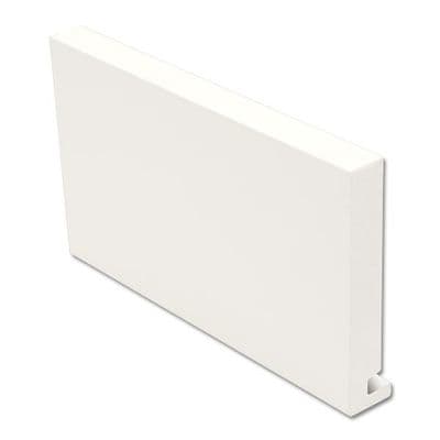 405mm White Jumbo 22mm Replacement Fascia - 5m