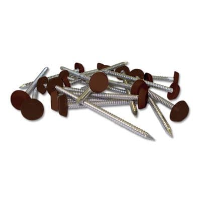 40mm Dark Brown Plastic Headed Pins Box 250 Qty