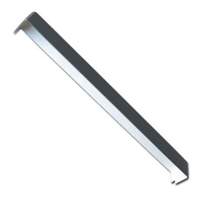 500mm Dark Grey Smooth 90 Degree External Fascia Corner Double Ended