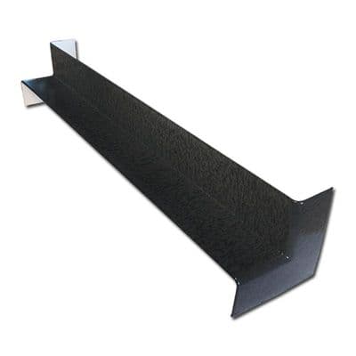 500mm Dark Grey Smooth 90 Degree Internal Fascia Corner Double Ended