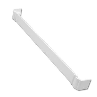 500mm Ogee White Fascia Joint Trim Double Ended