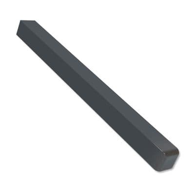 500mm Plain Grey Anthracite Smooth External Fascia Corner Double Ended