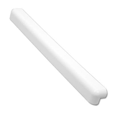500mm White Bullnose 90 Degree External Fascia Corner Double Ended