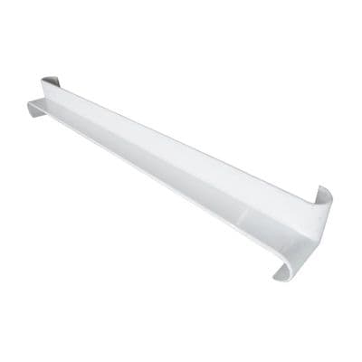 500mm White Bullnose 90 Degree Internal Fascia Corner Double Ended