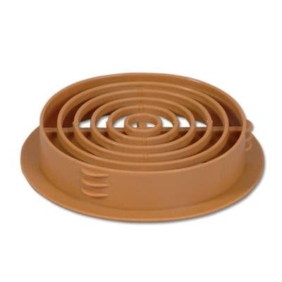 70mm Tan Circular Soffit Vent