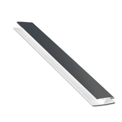 Anthracite Grey Smooth Soffit H Trim - 5m