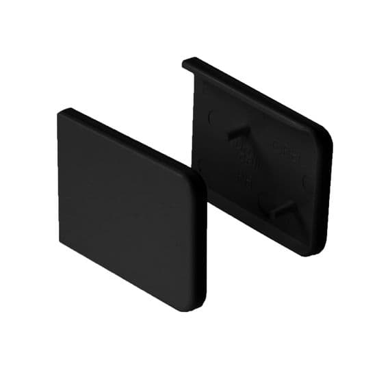 Anthracite Square Window Sill End Caps 50mm 2 Pack