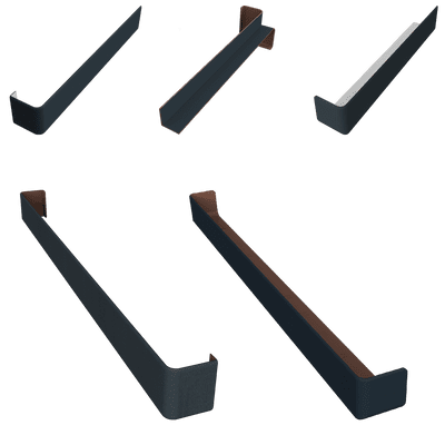 Anthracite Woodgrain Fascia Trims