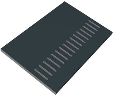 Anthracite Woodgrain Vented Soffit
