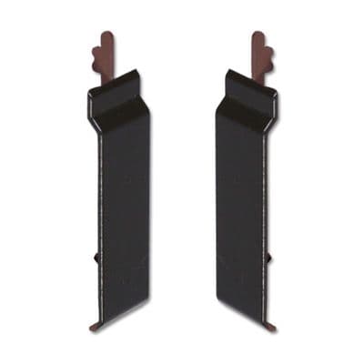 Black Ash 100mm Open V Cladding Joint Cover