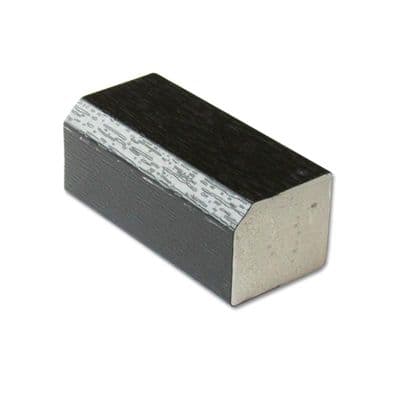 Black Ash PVC 22mm X 20mm Square Bead - 5m