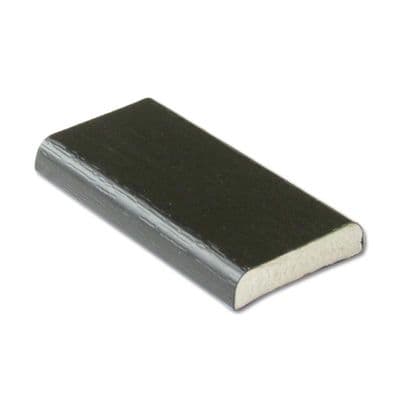 Black Ash PVC 25mm D Mould - 5m