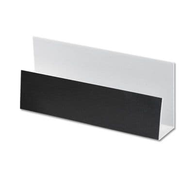 Black Ash Shiplap Cladding U Trim - 5m