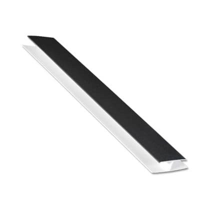Black Ash Soffit H Section JointTrim - 5m