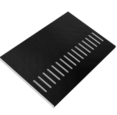 Black Ash Woodgrain Vented Soffit