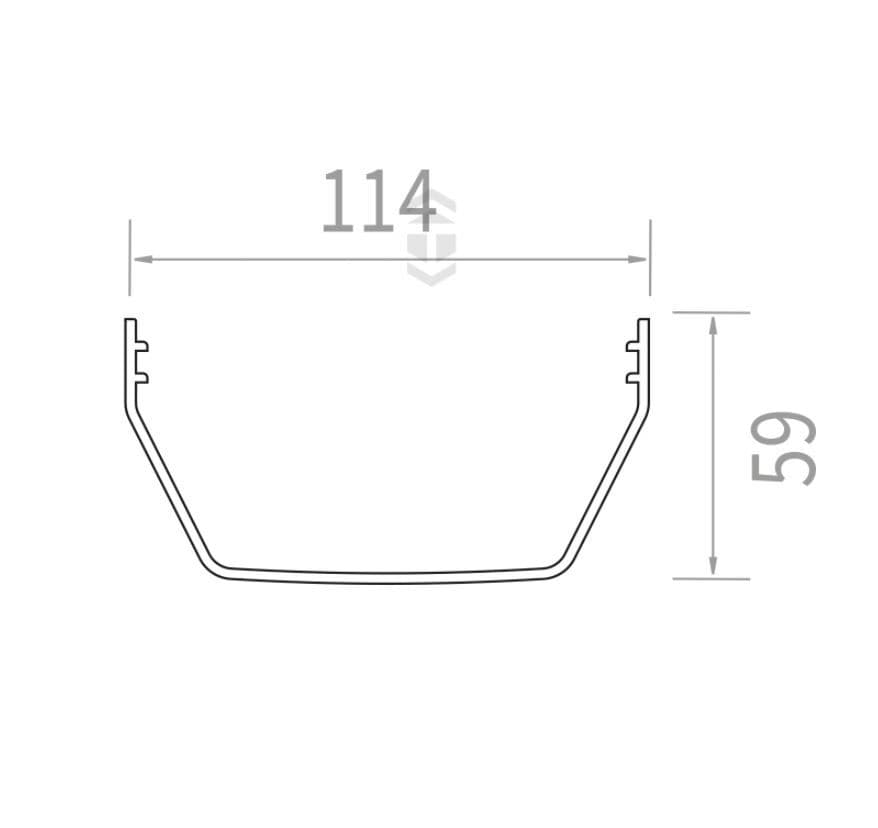 Black Down Pipe Connector Square to Round