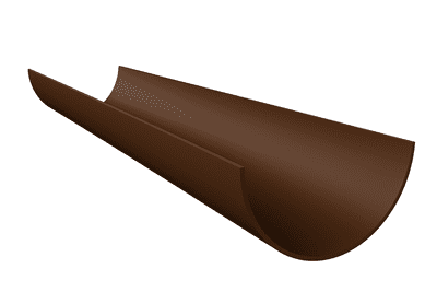 Brown Round UPVC Gutter & Fittings