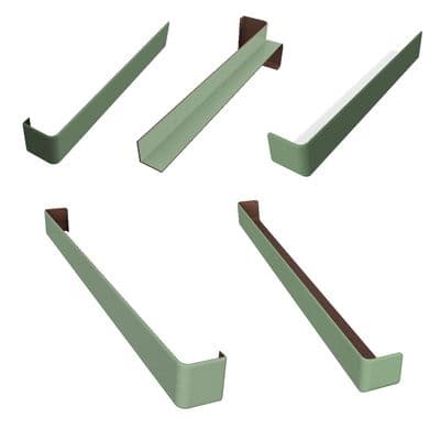 Chartwell Green Woodgrain Fascia Trims