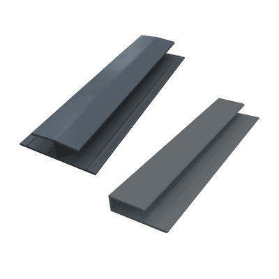 Dark Grey Smooth Soffit Trims