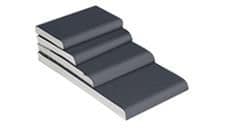 Dark Grey UPVC Trims, Profiles & Angles