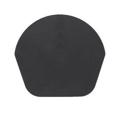 Dry Verge End Cap Round Grey
