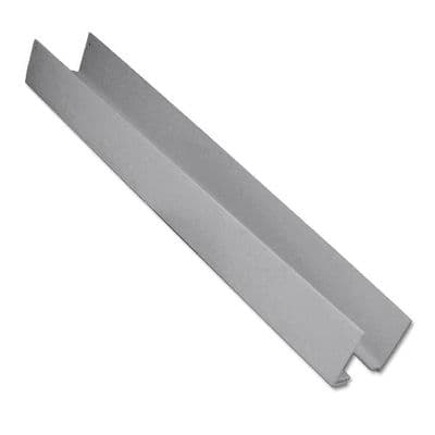 Embossed Cladding 2 Part Edge Trim (Light Grey) - 3m