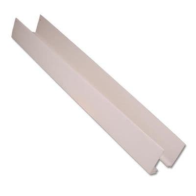 Embossed Cladding 2 Part Edge Trim (White) - 3m