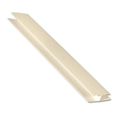 Embossed Cladding Centre Joint (Cream) - 3m